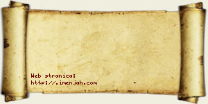 Jakov Velimirović vizit kartica